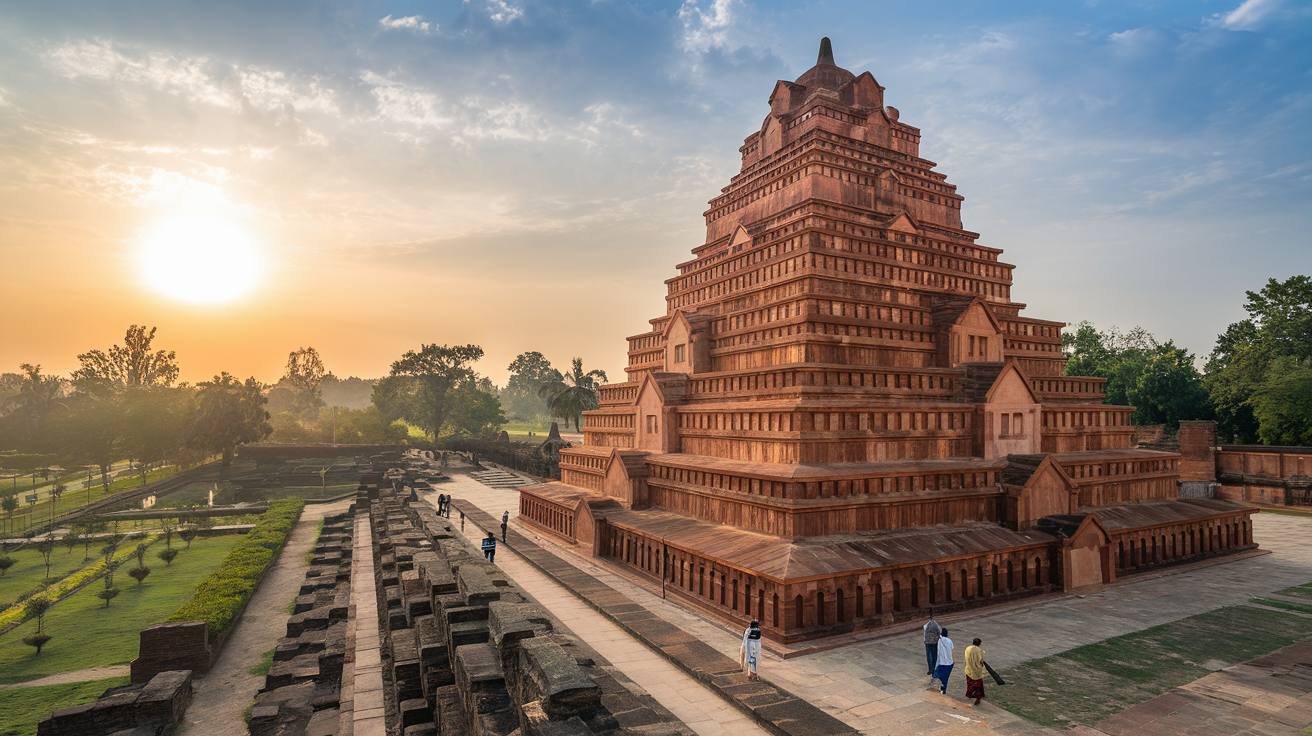 The Ancient Marvel of Paharpur Buddhist Monastery